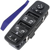 Obaee Driver Power Window Switch for 2013-2015 Ram 1500 2500 68110867AB | Compatible with 2015 Ram 3500, 2012-2015 Dodge Grand Caravan/Chrysler Town &amp; Country, Replace OEM 68110867AA, 3+9 Pins