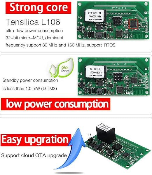 Sonoff SV Safe Voltage WiFi Switch Inalmbrico Smart Home Mdulo DC 5V 24V Aplicacin del telfono Control remoto Soporte Desarrollo secundario para Amazon Alexa Asistente Google Nest DIYmalls