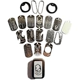 Grim Dog Tag Survival Necklace - Small EDC Kit