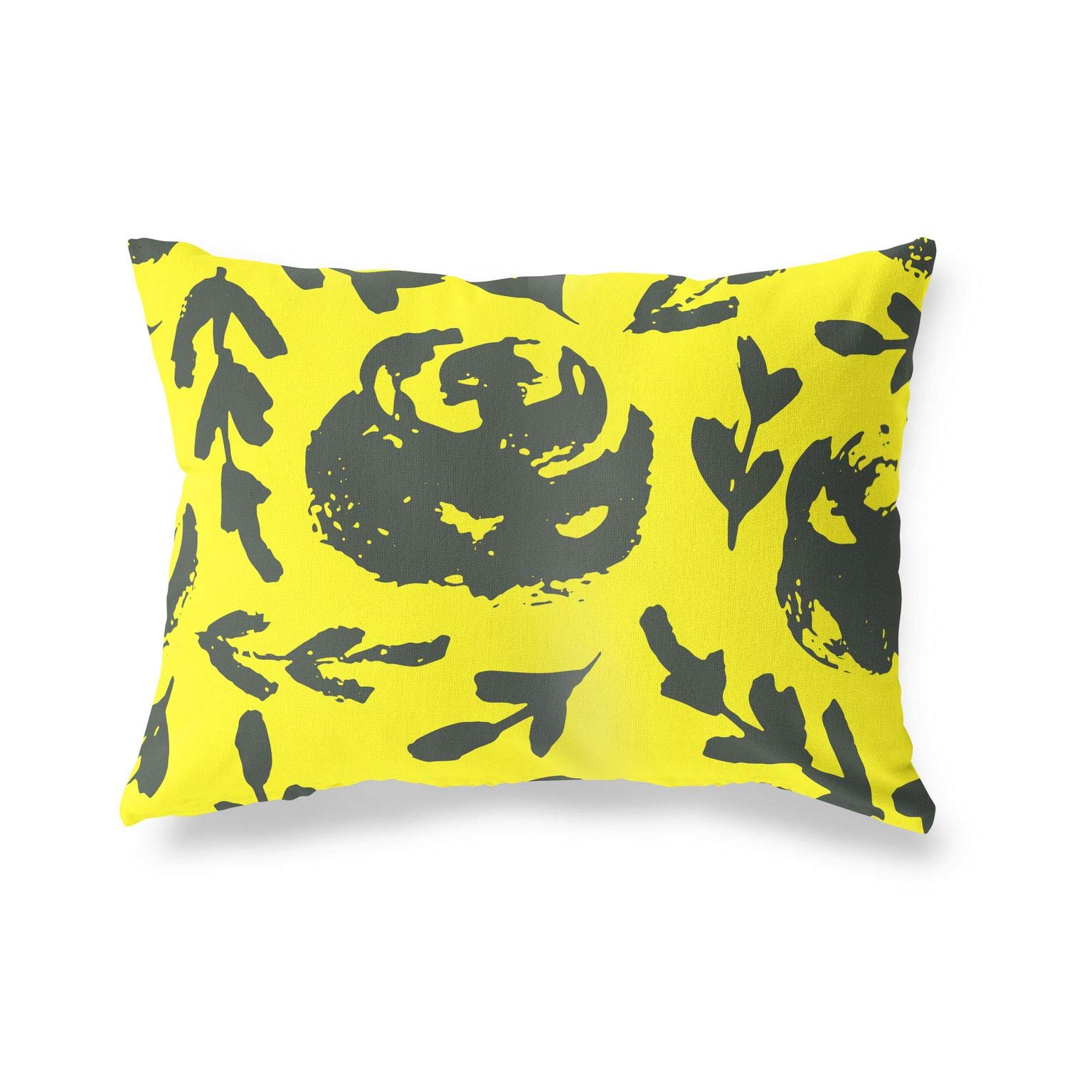 BonaMaison Decorative Cushion Cover, Neon Yellow-Fume Throw Pillow Covers, Home Decorative Pillowcases for Livingroom, Sofa, Bedroom, Size: 45X60 Cm - Designed and Manufactured in Turkey