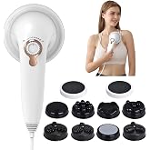 Handheld Cellulite Massager, Body Sculpting Machine, Lymphatic Drainage Massager, Stomach Massager with Lipo Roller for Belly Fat, Electric Vibrating Massage wand for Butt Waist Leg Arms Used at home.