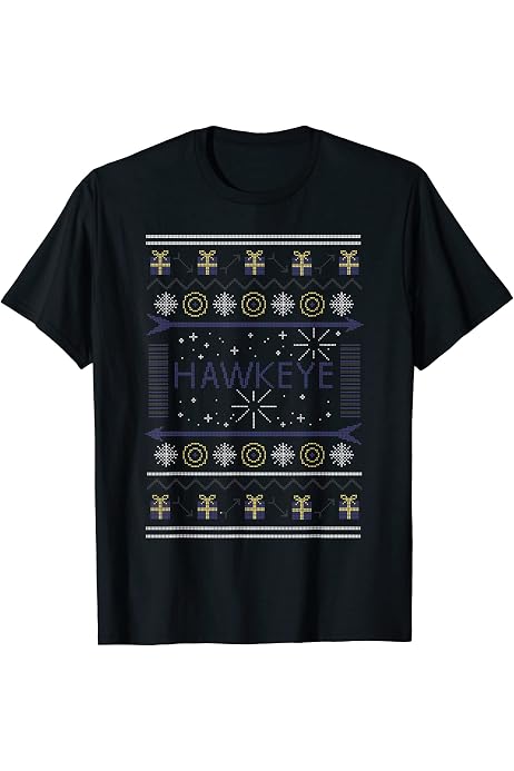 Amazon.com: Marvel Hawkeye Ugly Christmas Sweater Holiday Sweatshirt :  Clothing, Shoes u0026 Jewelry