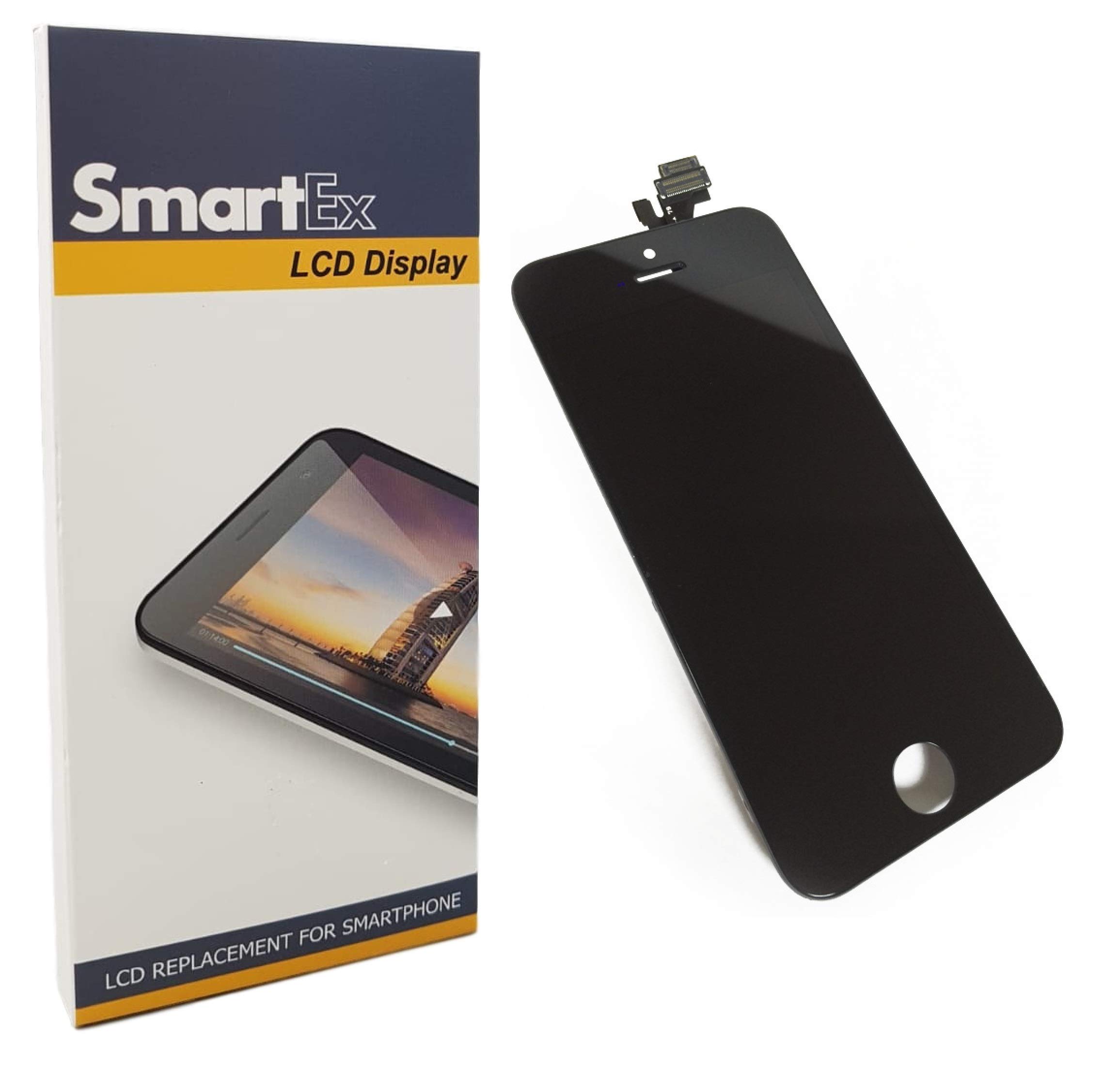 Smartex NEW LCD Display Black compatible with iPhone 5 / Retina Display LCD and Glass Touch Screen — image 1