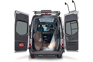 RVMONSTERSHOP Bug Screen for Van RV Mosquito Net Magnetic Camper Nets, Van Door Net Compatible with Van Bug Screen for Mercedes Sprinter, Ford Transit(Large：83 * 59 in)