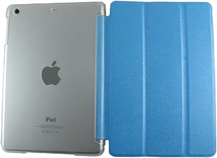 Amazon Ipad Mini 1 2 Retina 3用 スマートケース スマートカバー ブルー 第一世代 第二世代 第三世代ipad Miniに使えます 半透明スケルトンケースなので アップルマークが透けて見えます 今なら液晶保護スクリーンフィルム１枚サービス イーストハウス