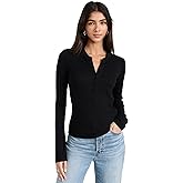 Cotton Citizen Women's Verona Long Sleeve Henley