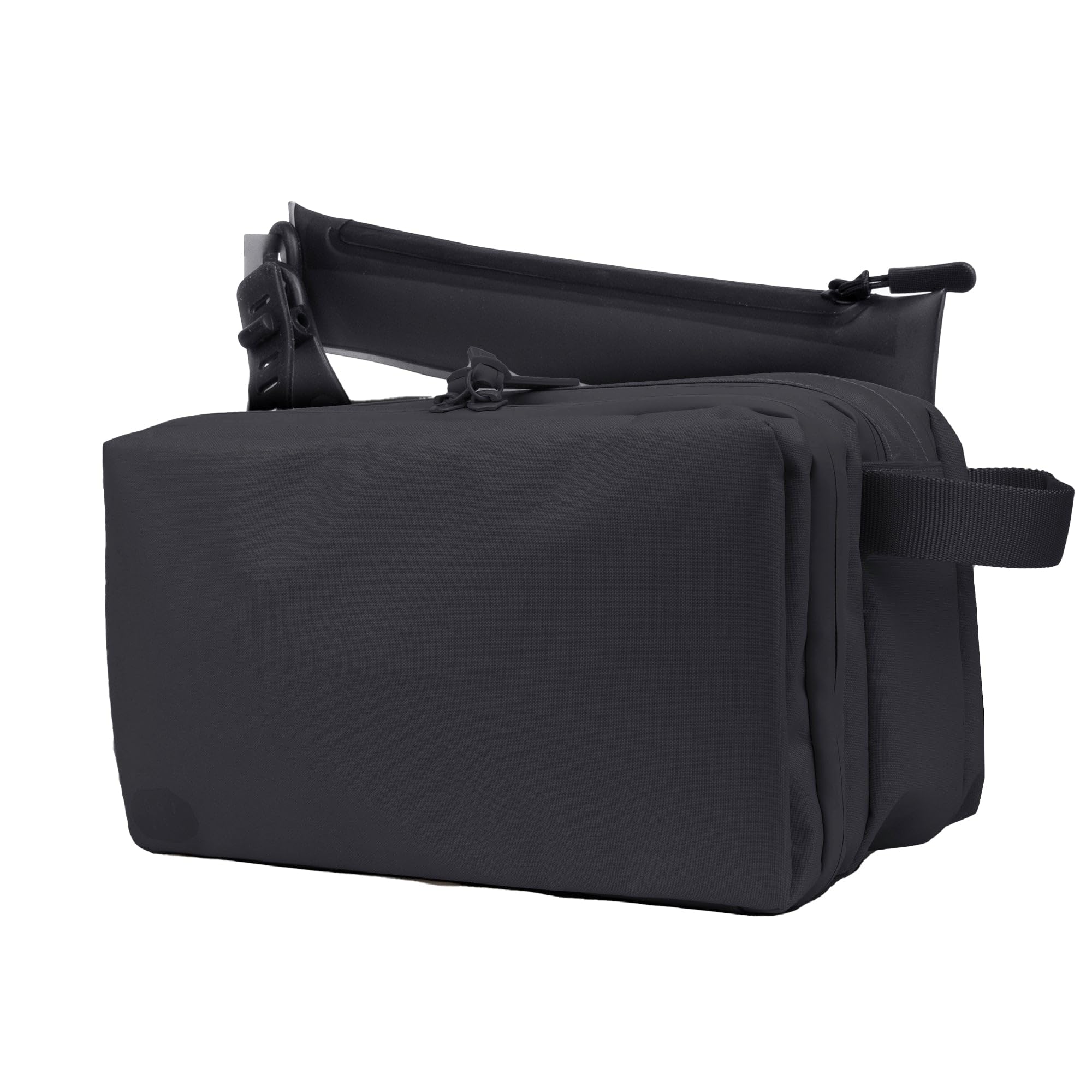 Gravel Hanging Toiletry Bag, Water Resistant Hanging Travel Toiletry Bag for Shaving Kits, Makeup, Hanging Toiletry Bag for Men Dopp Kit & Hanging Cosmetic Travel Bag for Women & Men (Black, Max)