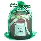 Volanic 50PCS 6X9 Inch (17X23 CM) Sheer Drawstring Organza Gift Bag Jewelry Pouch Party Wedding Favor Candy Mini Bottle Samples Display Bags