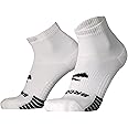 Brooks Ghost Lite Quarter Socks I Performance Running, Comfort Fit with Arch Support for Men & Women (2-Pack Set)