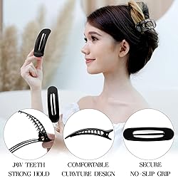 RC ROCHE ORNAMENT 6 Pcs Womens Side Slide Flat Oval