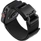Bandletic Compatible with Apple Watch Ultra 2 / Ultra 3 Bands for Men, Wide Braided Nylon Sport Band with Magnetic Fidlock Hook Buckle for iWatch 49mm, Series 11/10 46mm, 9/8/7 45mm, SE/6/5/4 44mm