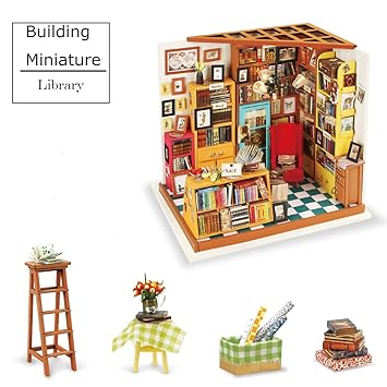 diy miniature library
