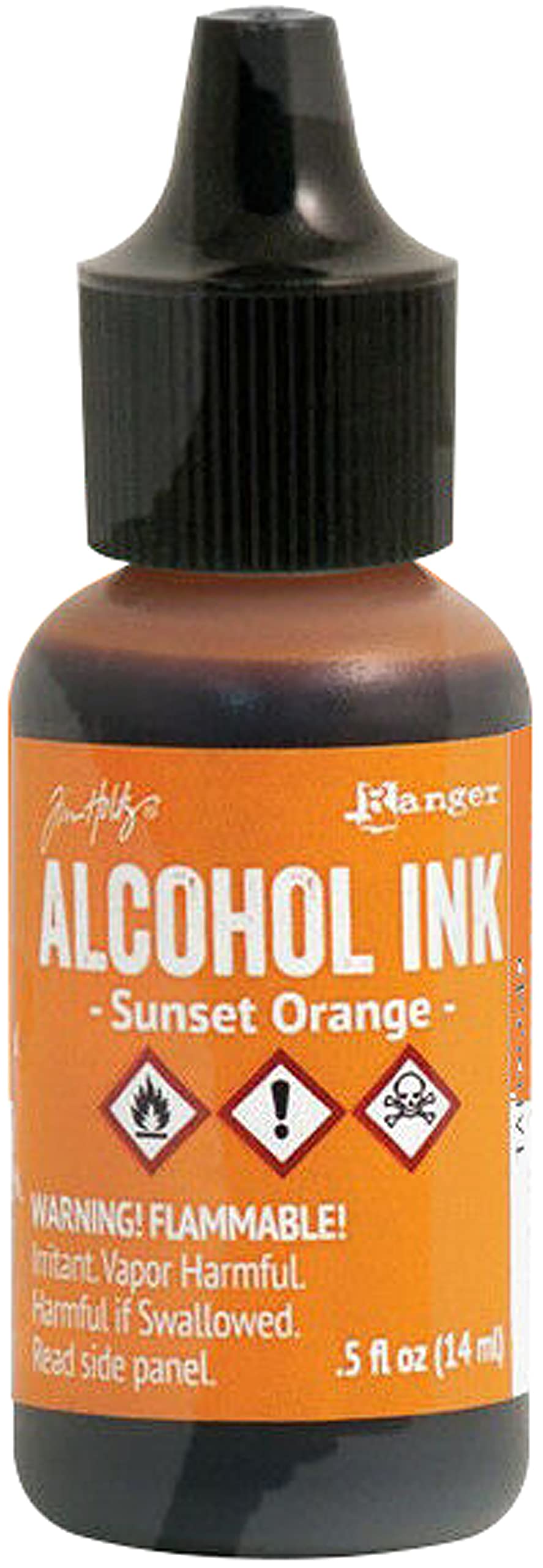 Ranger TAB25542 Adirondack Alcohol Ink, Sunset Orange, 0.5oz