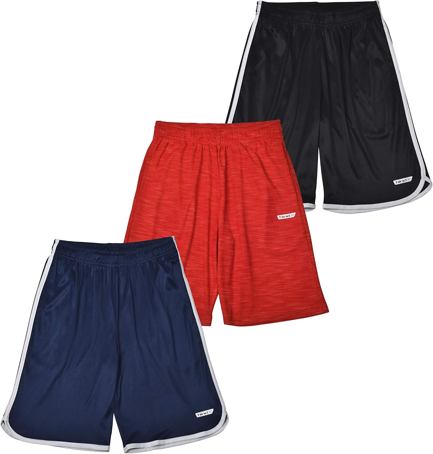 Hind 3Pack Boys Basketball Shorts, Athletic Performance Shorts for Boys Buy Online at Best