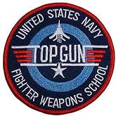 EagleEmblems PM5262 PM5262 Patch-USN,TOP Gun,Fighter Weapons School (3'')