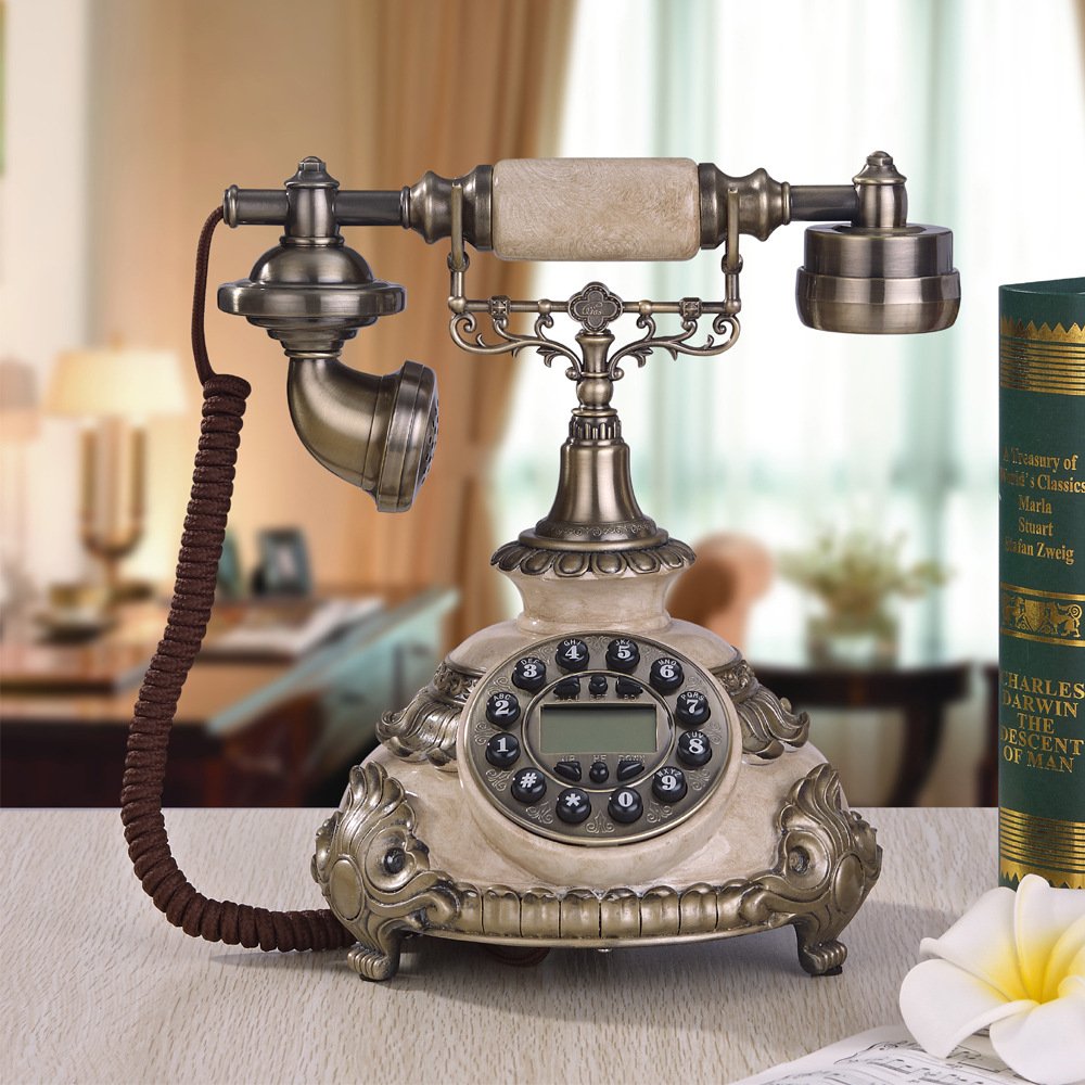 Antique craft creative fashion phone decoration living room Europeanstyle soft