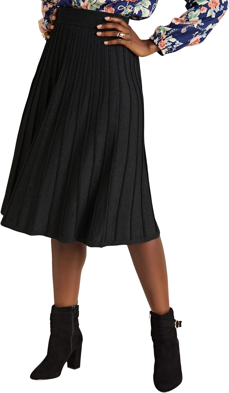yumi midi skater skirt