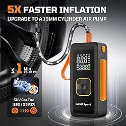 Tire Inflator Portable Air Compressor, 180 PSI Air