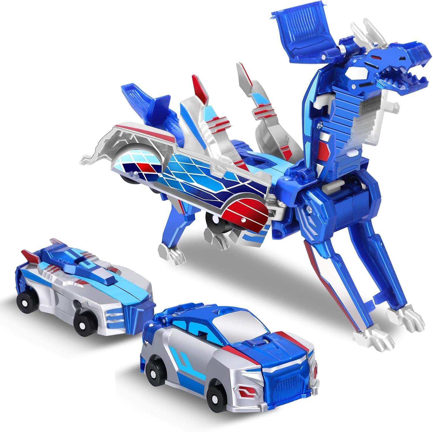 SOYUOI The Ultimate Unicorn car Toy!Two Children's car Robots Collide with Magnetic Transformation to Make The Mysterious Game of Unicorn Robots!Best Gift for Your Child's Birthday!