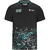 Mercedes-AMG Petronas Formula One Team F1 George Russell #63 Sports T-Shirt (L) Black