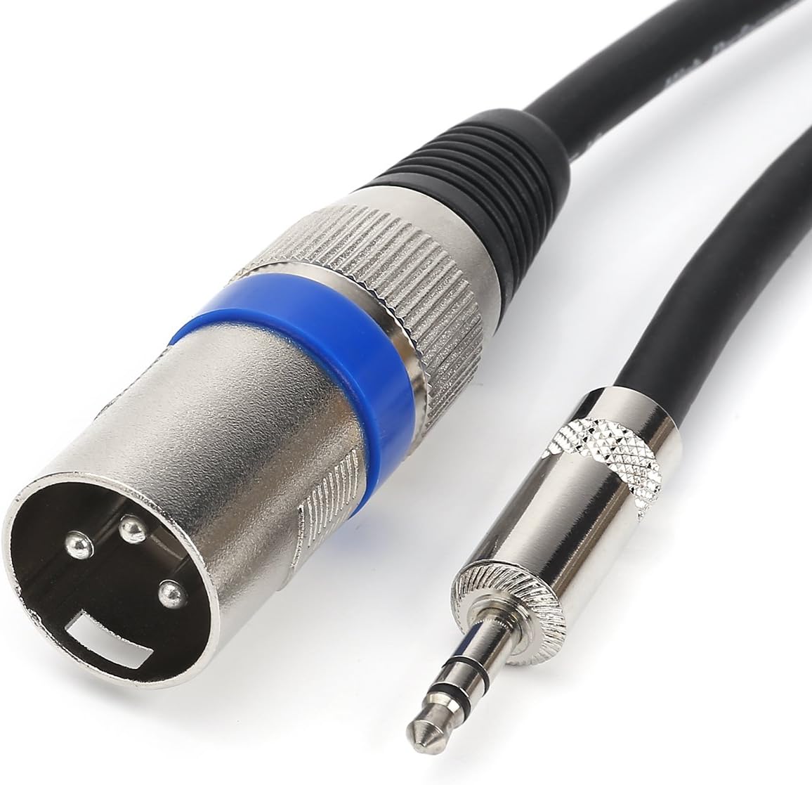 MOBOREST XLR To 3.5 mm jack 1/8 Inch TRS Stereo XLR Male Microphone