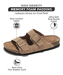 Project Cloud 100% Genuine Leather Flat Sandals