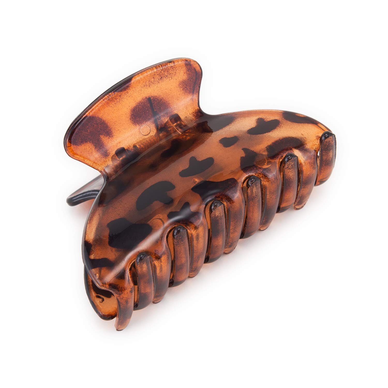 Boobeen 2 Pack Hair Claw - Leopard print Large Hair Claw - Clips Hair Catch Barrette Jaw Clamp for Women - Fashion Accessories for Women Girls (Q2-Leopard) : Beauty