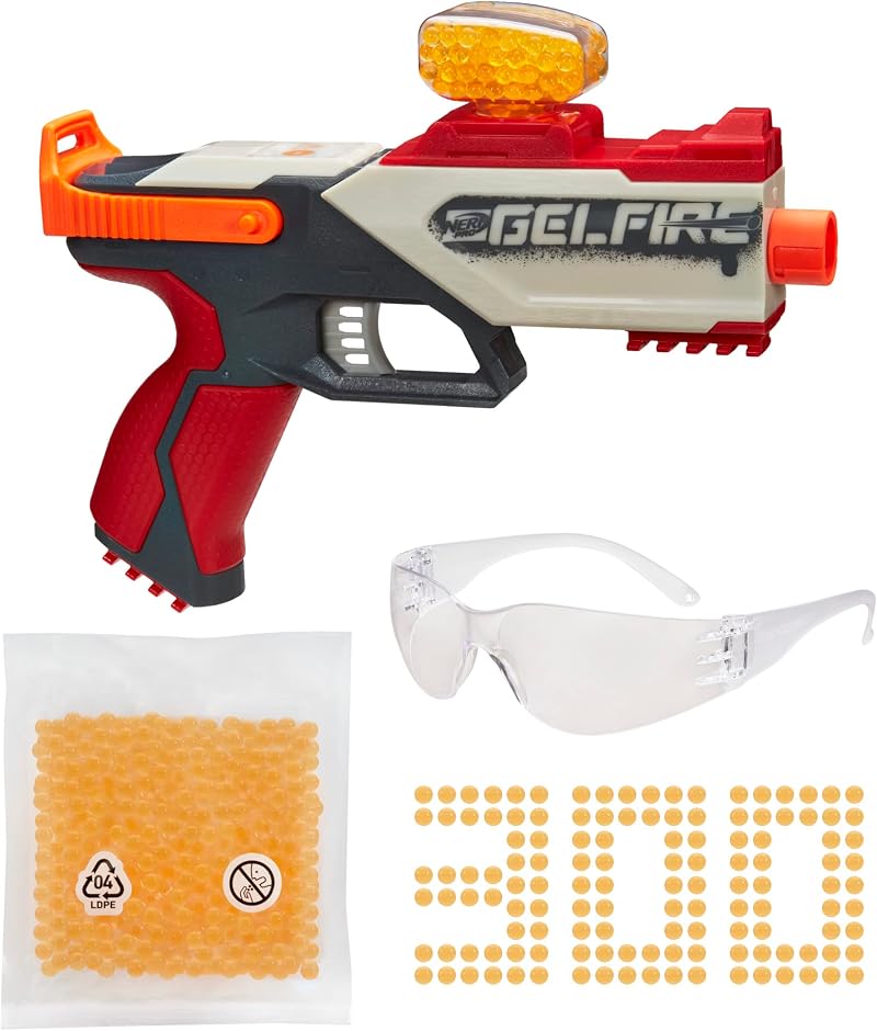 Nerf Pro Gelfire Legion Spring Action Blaster 5000 Rounds 130 Hopper Eyewear