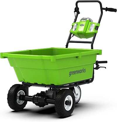Greenworks G40GC Self-Propelled Electric Garden Cart 100kg Capacity