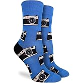 Cows in a Field Cotton Crew Socks by Good Luck Sock