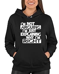 Go All Out 4X-Large Black Mens I'm Not Arguing I'm
