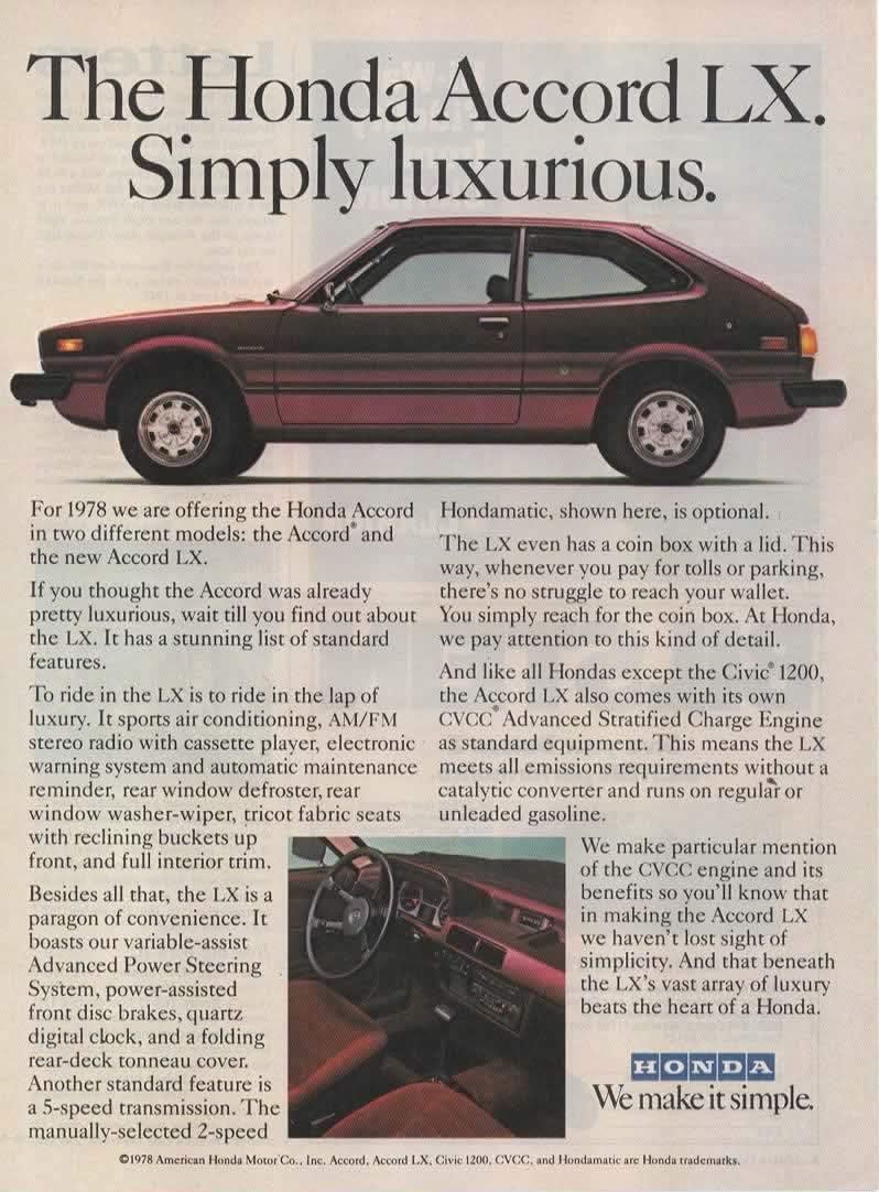 1978 honda accord