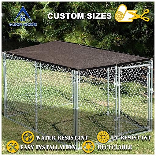 dog kennel with shade