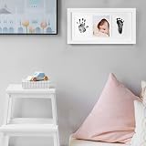Norjews Baby Handprint Footprint Kit Frame 2 Clean-Touch Ink Pads 4 Cards view 5