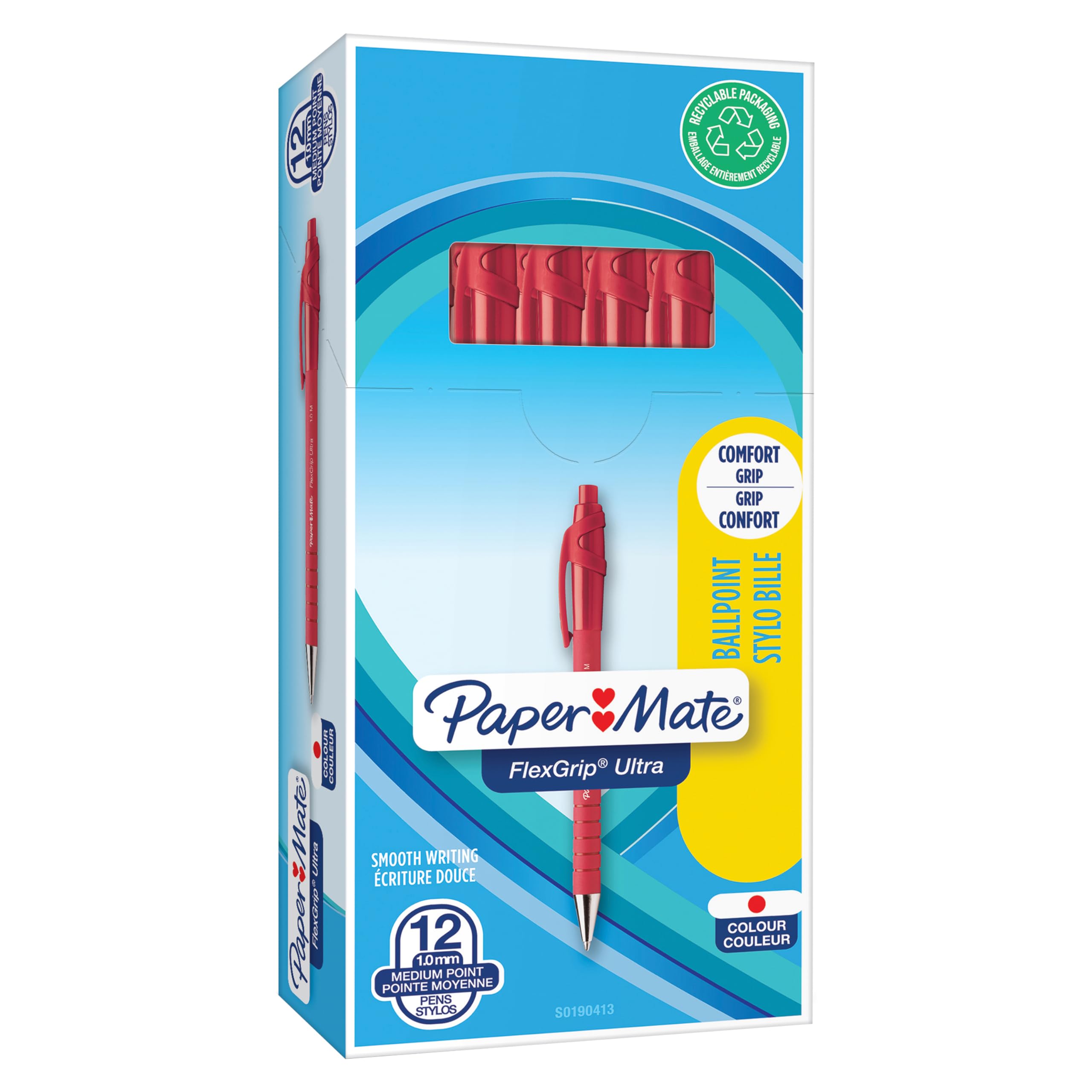 PaperMate 714417 1.0 mm Retractile Pen - Red