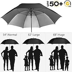 G4Free 62 inch Extra Large Windproof Golf Umbrella