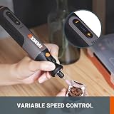 Worx 8V Cordless Rotary Tool WX106 USB Charging Variable Speed 3.2mm Collet 23pc view 2