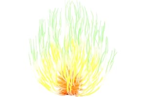 CAPASTEC Aquarium Simulation Coral Fireworks Flower, Silicone Fluorescent Coral Glow Ornaments Fish Tank Decoration (Green)