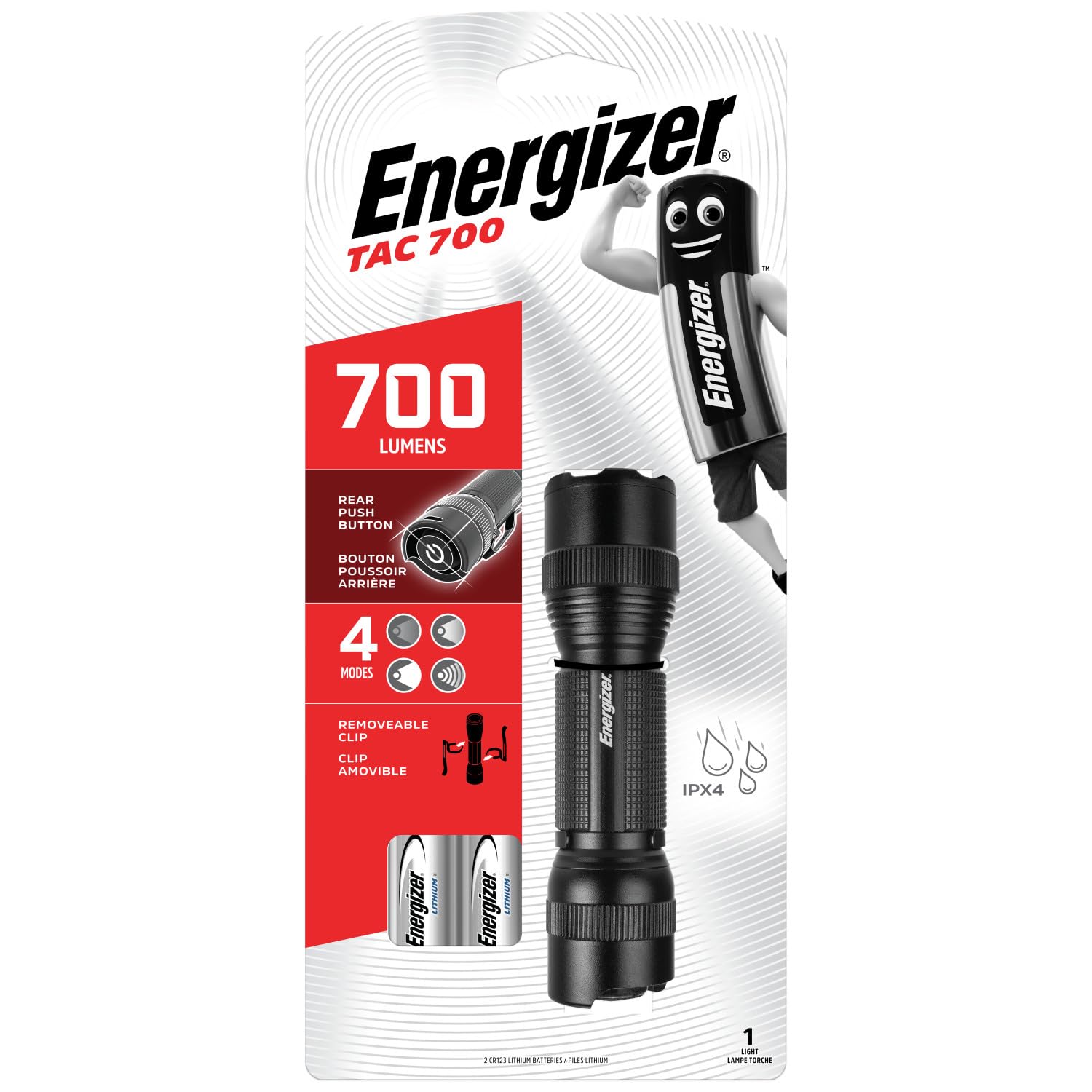 Energizer Vision HD Tactical Metal Torch – TAC 700