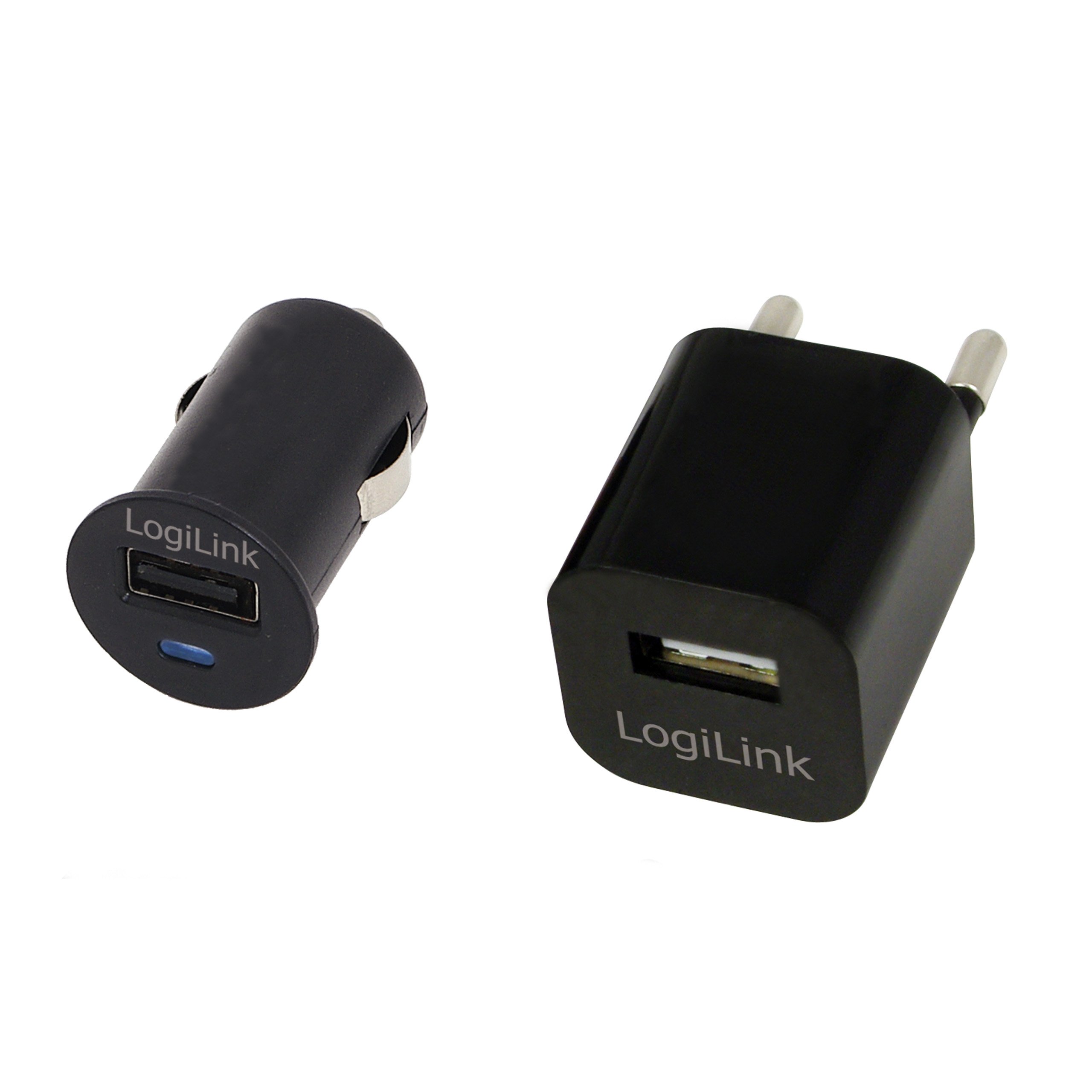 LogiLink PA0076 5/7.5 W USB Travel Charger Combo Kit