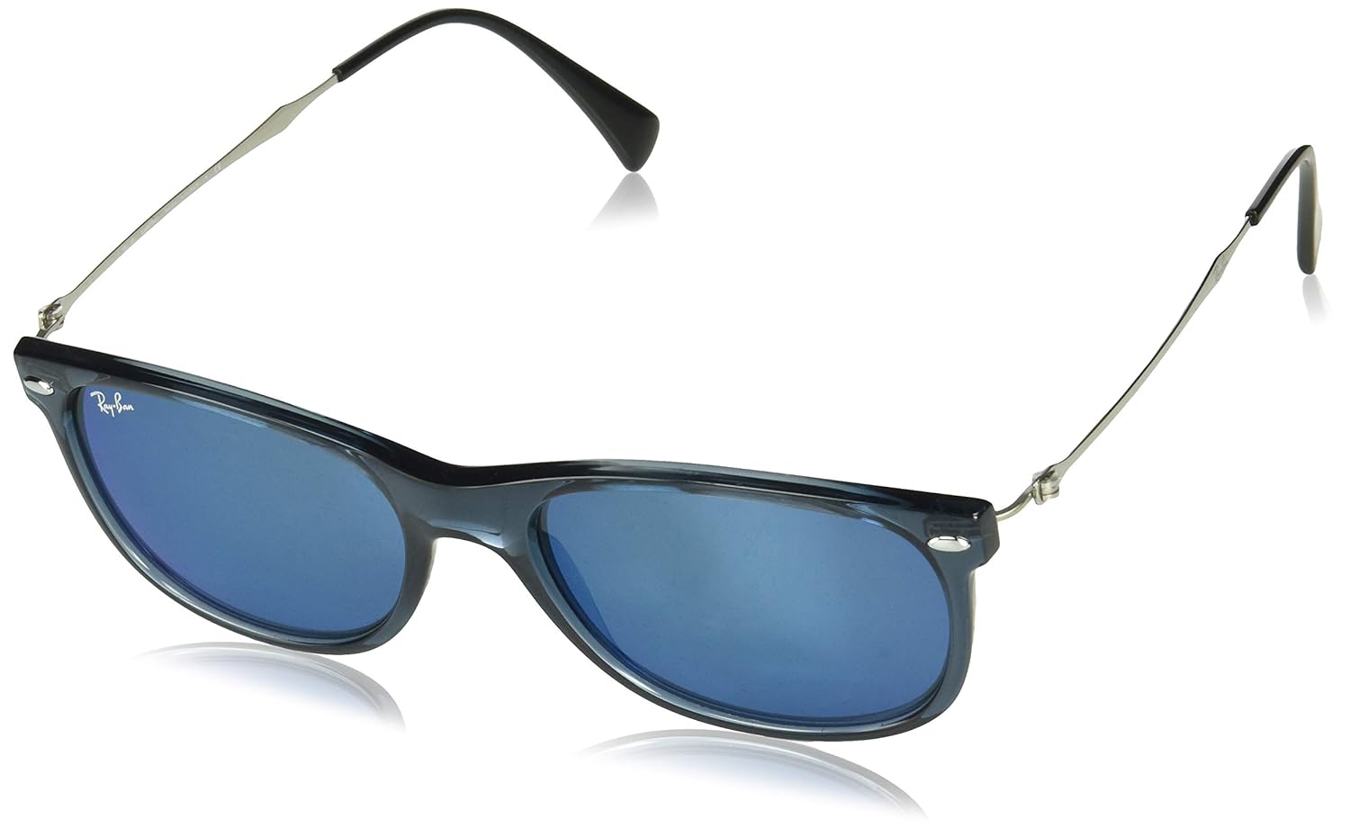ray ban transparent blue