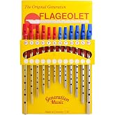 Generation G-17-18 Tin Whistle Master Pack &ndash; 12-Pack Variety Set with Instruction Booklet &ndash; Brass &amp; Nickel-Plated Whistles for Beginners and Professionals