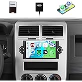 4GB+64GB Android 15 Car Stereo for Dodge Ram 1500 2500 3500 2006-2008, Dodge Durango 2007-2009, Chrysler 300 2005-2007, Jeep 