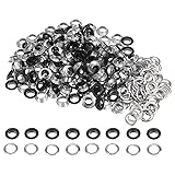HARFINGTON 200 Set Color Round Grommets 8mm