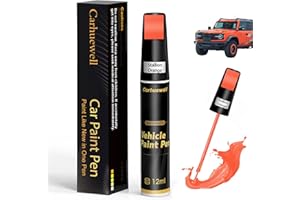 CARHUEWELL Orange Touch Up Paint for Cars, Auto Car Paint Touch Up Paint Pen for Deep Scratches, Car Scratch Repair Pen, Quick and Easy Solution to Repair Minor Automotive Scratches (Stallion Orange)