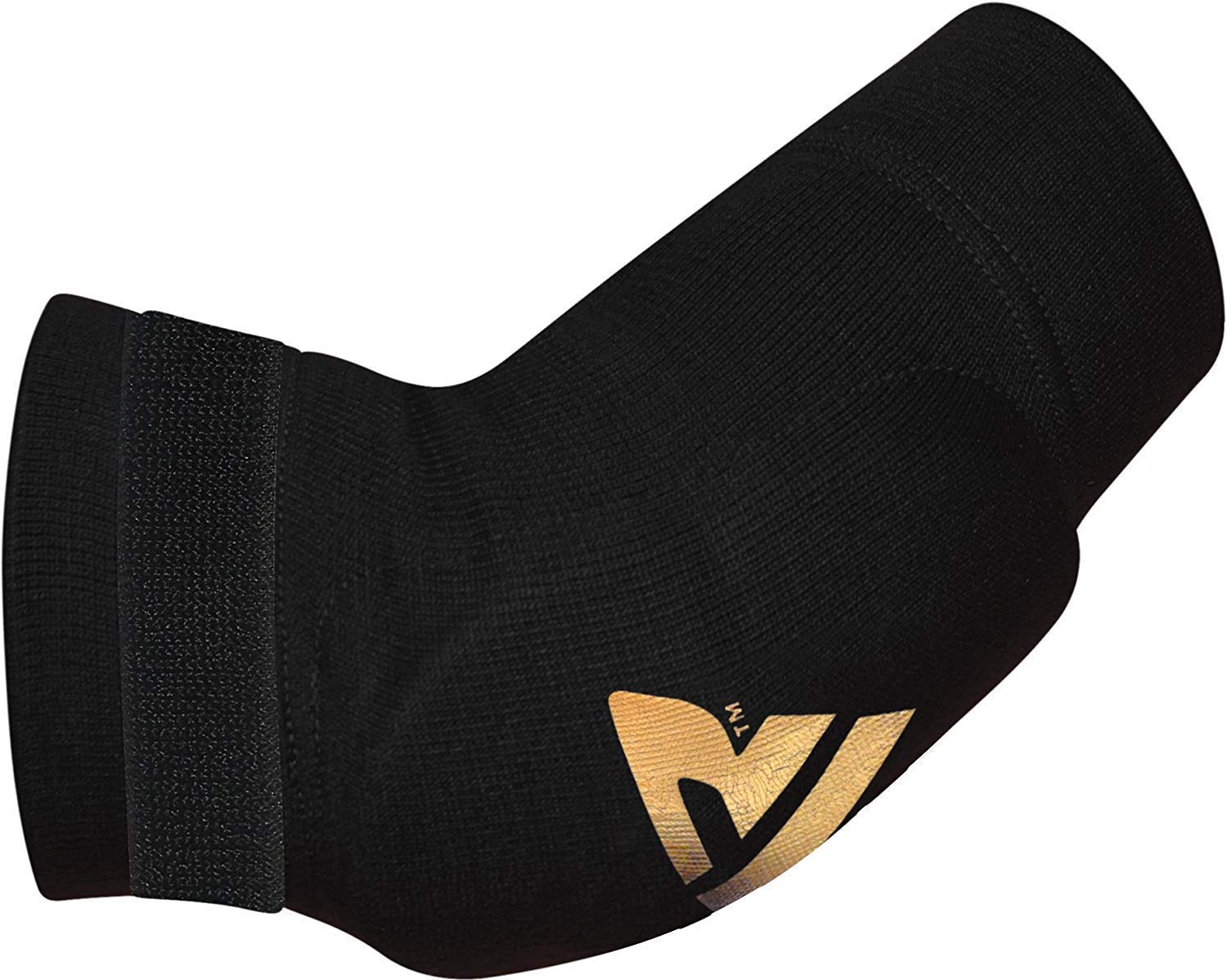 RDX MMA Elbow Support Brace Sleeve Pads Guard Bandage Elasticated Shield Protector,Black,Large, Large, Black: Industrial & Scientific