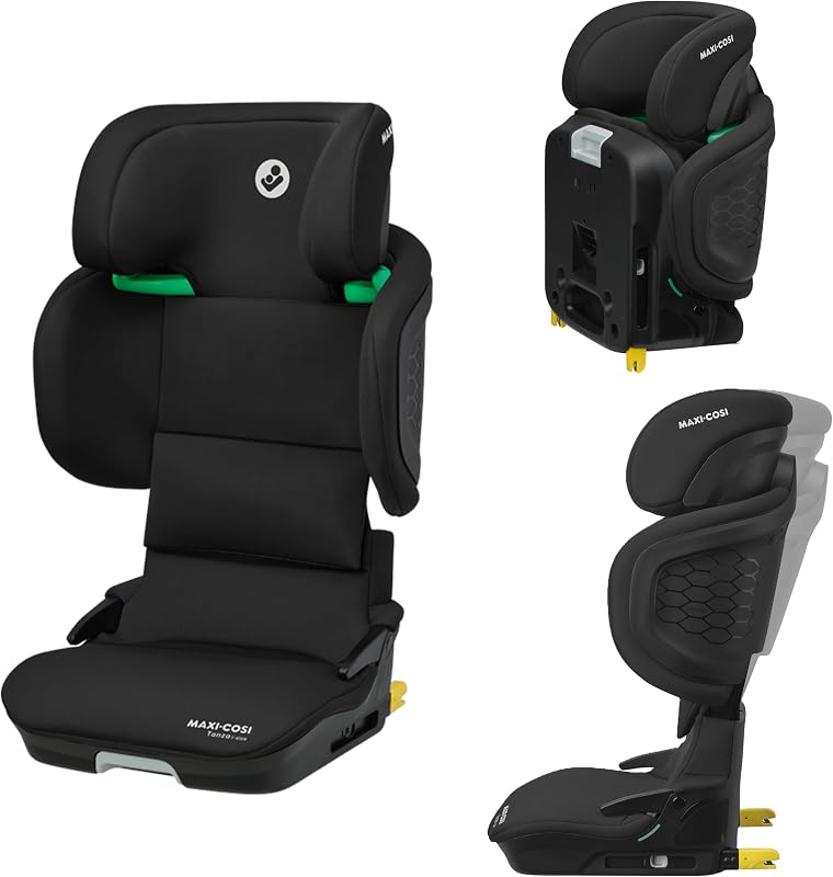 Tanza i-Size, Silla Coche ISOFIX, 100–150 cm, Full Black