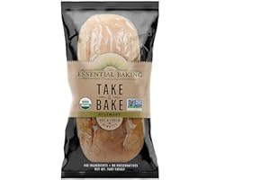 ESSENTIAL BAKING COMPANY The Essential Baking Co. Take & Bake Sourdough Bread, No Preservatives, USDA Certified Organic, Non-GMO, 16 Ounce (Pack of 16)