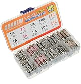 HUAREW 5 Values 100 Pcs Ceramic Tube Fuses 6.3x25 mm 240V 1 3 5 10 13A view 2