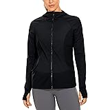 CRZ YOGA Women's Lightweight Breathable Athletic Jackets Full Zip Sweatshirt Running Hoodies with Pockets